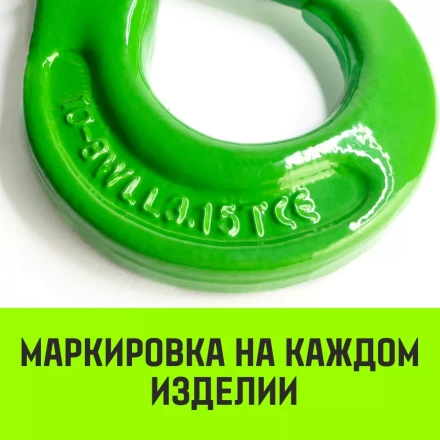 Крюк самозапирающийся с проушиной HITCH 10-Т8 кл 3.2 Т (SZ071266) купить в Когалыме