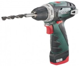 Дрель-винтоверт аккумуляторная Metabo Power Maxx BS Basic 10.8В, 2х2.0Ач, LiIon