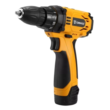 Набор аккумуляторного инструмента DEKO Гайковерт DKIS12 + Дрель DKCD12, 063-4107 купить в Когалыме
