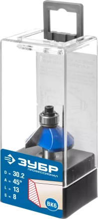 ЗУБР 30.2 x 13 мм, фреза кромочная калевочная (фасочная) №9, Профессионал (28711-30.2) купить в Когалыме