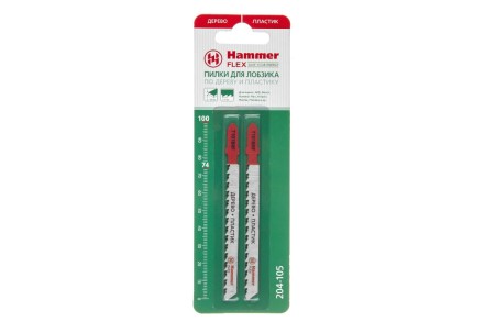 Пилки для лобзика HAMMER JG WD T101BRF (2шт.) купить в Когалыме