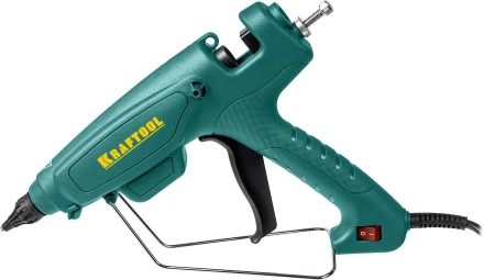 Пистолет клеевой (термоклеящий) "PRO", KRAFTOOL 06843-220-12, эл, двухкомп корпус, рабоч темп 193град, выход клея 1,2кг/час, d=12мм, 220Вт 06843-220-12 купить в Когалыме