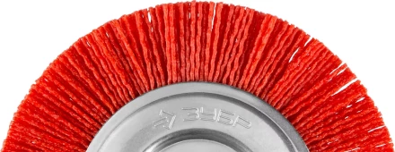 ЗУБР "ПРОФЕССИОНАЛ". Щетка дисковая для УШМ, нейлоновая проволока с абразивным покрытием, 125х22мм 35160-125_z01 купить в Когалыме