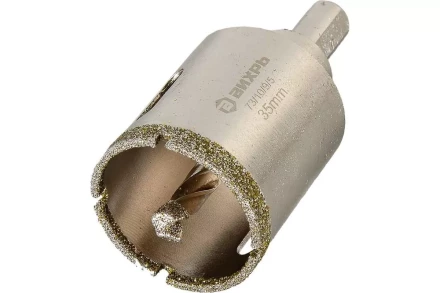 Коронка алмазная Вихрь по керамограниту/керамике, 35 мм 73/10/9/5 купить в Когалыме