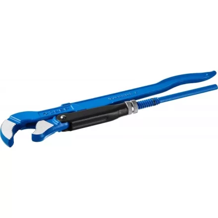 Ключ трубный рычажный ЗУБР "ПРОФЕССИОНАЛ", тип "S", изогнутые губки для труднодоступных мест, цельнокованный, Сr-V,  № 1, 1" 27336-1_z01 купить в Когалыме