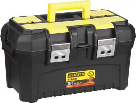 Ящик для инструмента "TITAN-16" пластиковый, STAYER 38016-16 купить в Когалыме