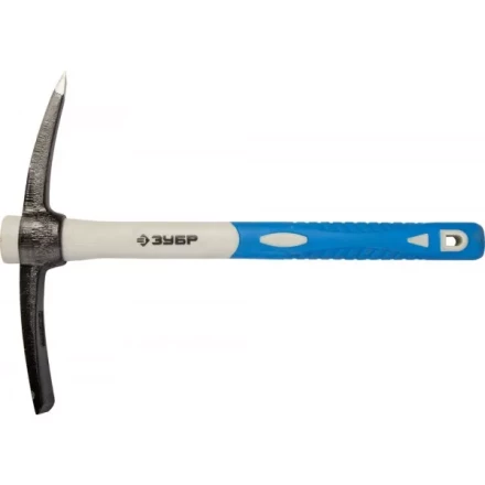 Кирка ЗУБР кованая, с обратной двухкомпонентной фиберглассовой рукояткой, 500г 20175-05 купить в Когалыме