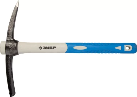 Кирка ЗУБР кованая, с обратной двухкомпонентной фиберглассовой рукояткой, 500г 20175-05 купить в Когалыме
