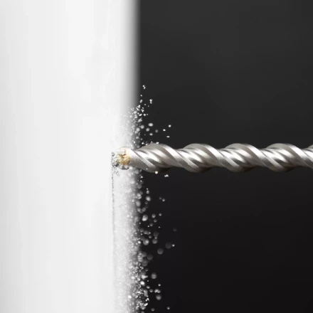 Бур по бетону Denzel, 12 x 210 мм, двойная спираль, три пылеотводящие кромки, купить в Когалыме