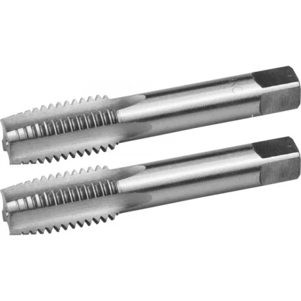 Комплект метчиков ЗУБР "МАСТЕР" ручных для нарезания метрической резьбы, М18 x 2,0, 2шт 4-28006-18-2.0-H2 купить в Когалыме