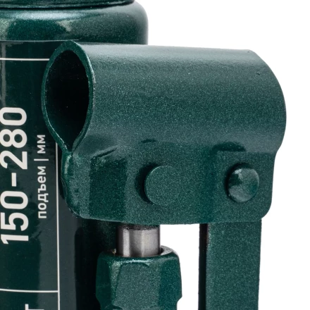 Домкрат гидравлический бутылочный Сибртех 50812, 2 т, 150-280 мм, в пласт. кейсе купить в Когалыме