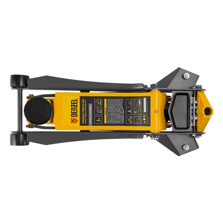 Домкрат гидравлический подкатной Denzel 51271, 3 т, 85-610 мм, быстрый подъем, низ. подхват, проф, SUV купить в Когалыме