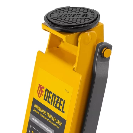 Домкрат гидравлический подкатной Denzel 51271, 3 т, 85-610 мм, быстрый подъем, низ. подхват, проф, SUV купить в Когалыме