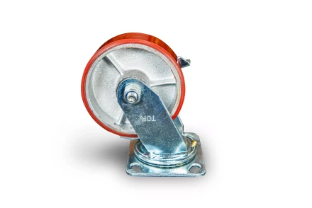 Колесо большегрузное поворотное SCpb 55 125 мм полиуретановое с тормозом (N) 1024152 купить в Когалыме