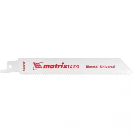 Полотна универсальные для сабельной пилы S922VF  125/1,8-2,5мм Bimetal 2 штуки PRO Matrix 782001 купить в Когалыме