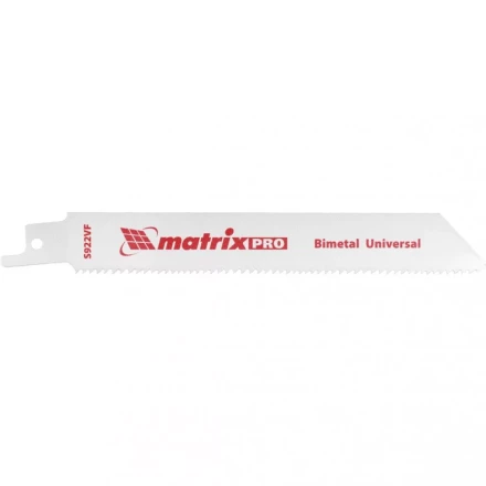 Полотна универсальные для сабельной пилы S922VF  125/1,8-2,5мм Bimetal 2 штуки PRO Matrix 782001 купить в Когалыме
