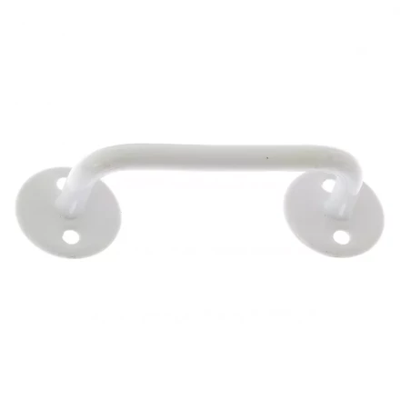 Ручка-скоба РС-80-3 белая 5штук  Металлист Россия 91590 купить в Когалыме