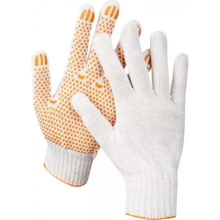 Перчатки STAYER "МASTER" трикотажные, 7 класс, х/б, с защитой от скольжения, L-XL 11404-XL купить в Когалыме