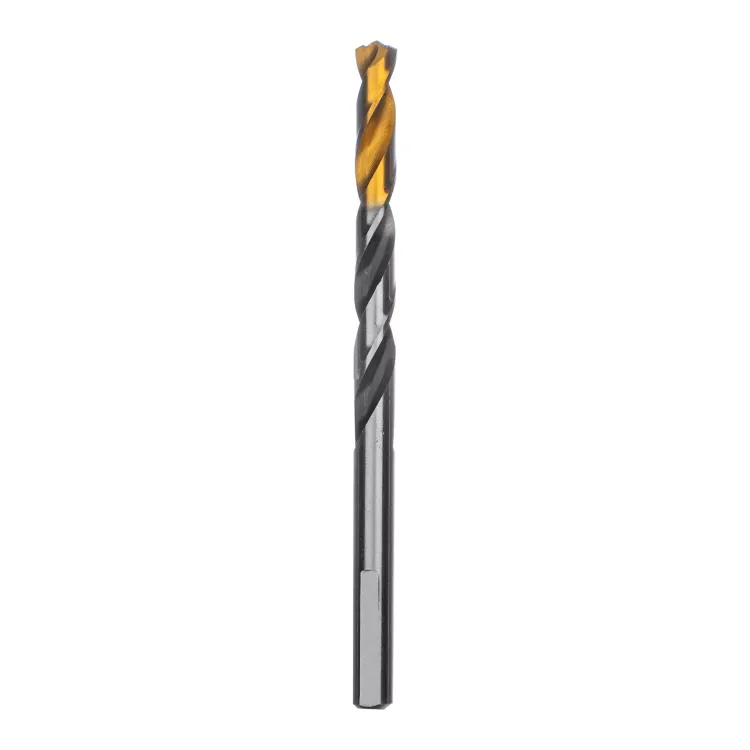 Сверло спиральное по металлу Denzel 6,5 x 93мм, Р6М5, Golden Tip, многогранная заточка, 718279 купить в Когалыме