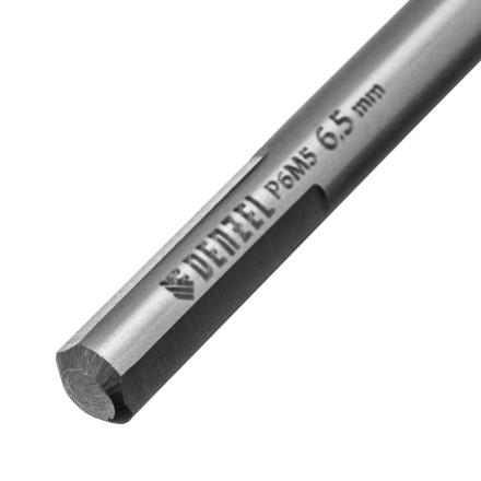 Сверло спиральное по металлу Denzel 6,5 x 93мм, Р6М5, Golden Tip, многогранная заточка, 718279 купить в Когалыме