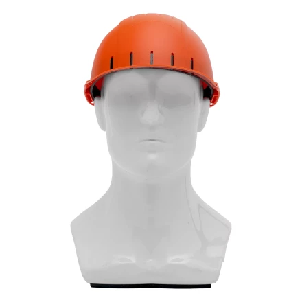 Каскетка защитная "Стиль", пластиковая, оранжевая Сибртех 89169 купить в Когалыме
