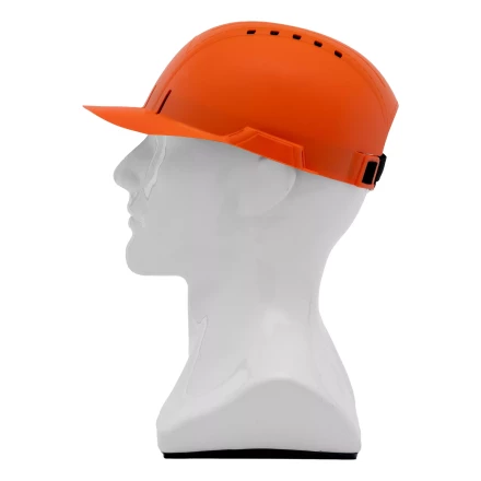 Каскетка защитная "Стиль", пластиковая, оранжевая Сибртех 89169 купить в Когалыме