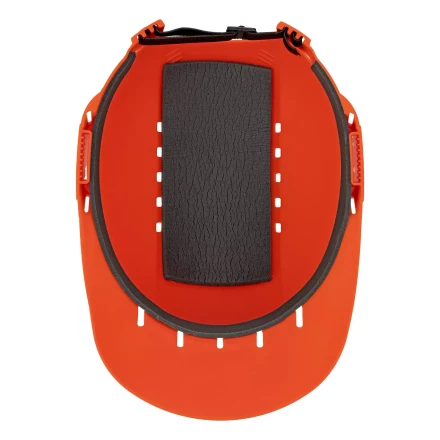 Каскетка защитная "Стиль", пластиковая, оранжевая Сибртех 89169 купить в Когалыме