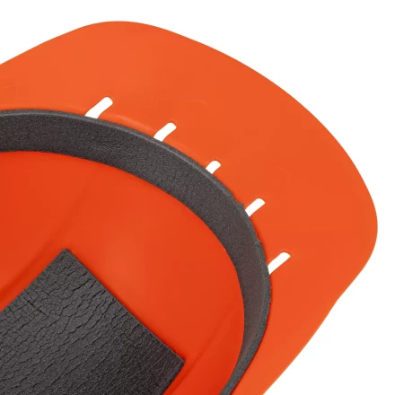 Каскетка защитная "Стиль", пластиковая, оранжевая Сибртех 89169 купить в Когалыме