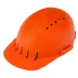 Каскетка защитная "Стиль", пластиковая, оранжевая Сибртех 89169 купить в Когалыме