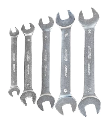 Набор ключей рожковых 5шт чехол Энкор 26066 купить в Когалыме