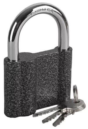 Замок ЗУБР навесной, металлический корпус, закаленная дужка, 80мм 3712-80 купить в Когалыме