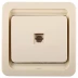 Розетка СВЕТОЗАР "ГАММА" телефонная одинарная, цвет бежевый SV-54117-B купить в Когалыме