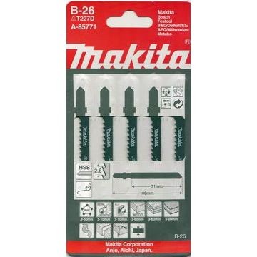 Пилки ( 5 шт.) A-85771  100х75х2,8 мм HSS фиг/рез,универс. Makita купить в Когалыме