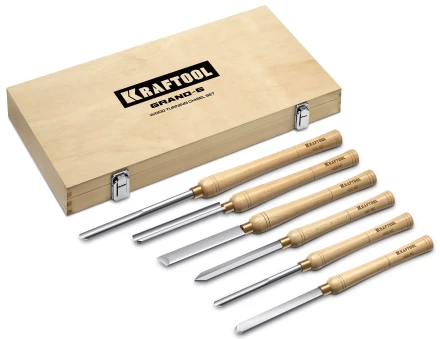 Набор профессиональных токарных резцов по дереву KRAFTOOL 18368 купить в Когалыме