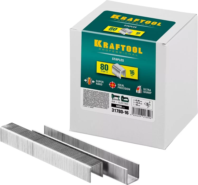 Скобы тип 21GA (80 / Pr A / Senco AT) 5000 шт 31780-16 купить в Когалыме