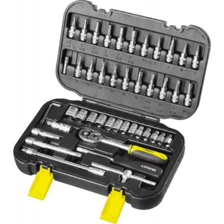 Набор слесарно-монтажного инструмента STAYER "MASTER", 46 предметов 27760-H46 купить в Когалыме
