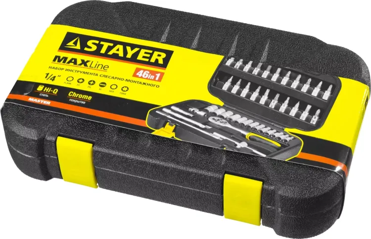 Набор слесарно-монтажного инструмента STAYER "MASTER", 46 предметов 27760-H46 купить в Когалыме