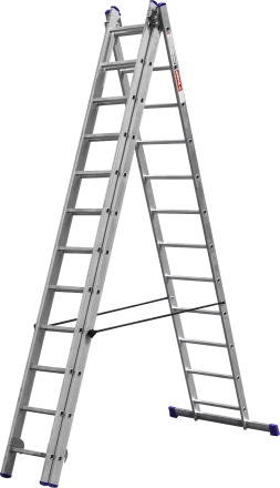 Лестницы алюминиевые трехсекционные серия ЭКСПЕРТ купить в Когалыме