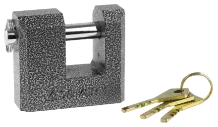 Замок STAYER "MASTER" навесной, П-образн.металлический корпус, с закаленной дужкой, в коробке, 70мм 37143-70 купить в Когалыме