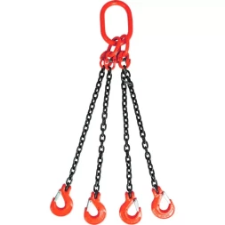 Строп цепной TOR 4СЦ г/п 26,5 т 8,0 м с самозакрывающимися крюками 1018609