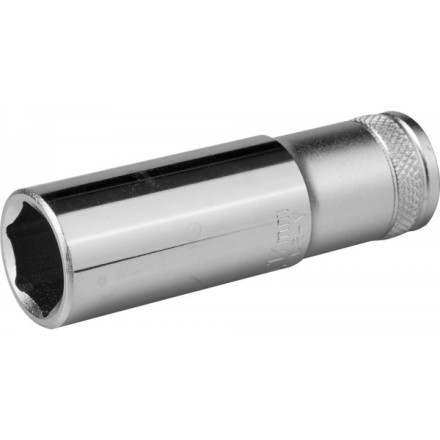 Торцовая головка KRAFTOOL &quot;INDUSTRIE QUALITAT&quot;, удлиненная, Cr-V, FLANK, хромосатинированная, 1/2&quot;, 17 мм 27807-17_z01 купить в Когалыме