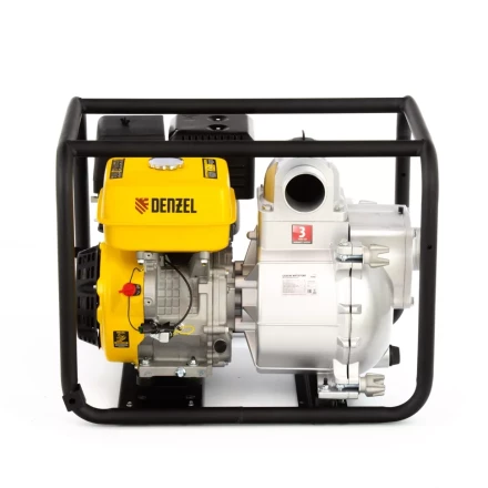 Мотопомпа бензиновая для грязной воды PX-80D, 15 л.с, 3", 1500 л/мин, глубина 8 м , напор 30 м Denzel 99204 купить в Когалыме