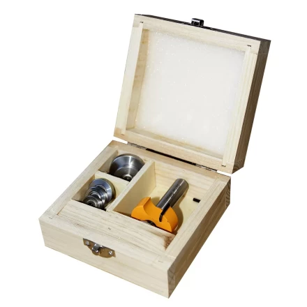 Набор фрез кромочных фальцевых 6 подшипников хвостовик 12 мм 46329 купить в Когалыме