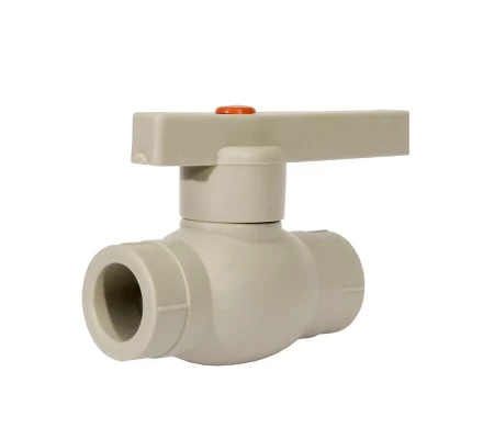 Кран шаровой PP-R 20мм серый (10/70) 44330 купить в Когалыме