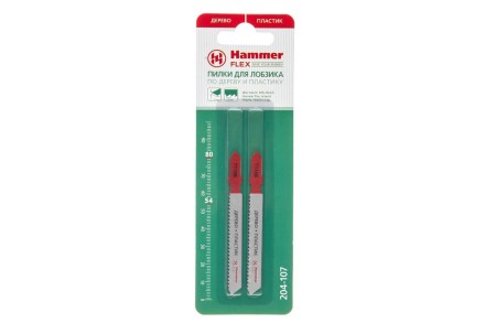 Пилки для лобзика HAMMER JG WD-PL T119B (2шт.) купить в Когалыме