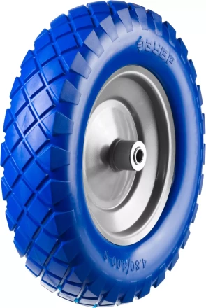 Колесо ЗУБР "ПРОФЕССИОНАЛ" полиуретановое, 380мм, посадочный размер 16мм 39912-2 купить в Когалыме