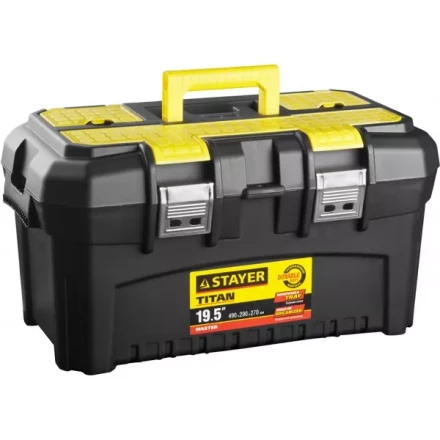 Ящик для инструмента "TITAN-19" пластиковый, STAYER 38016-19 купить в Когалыме