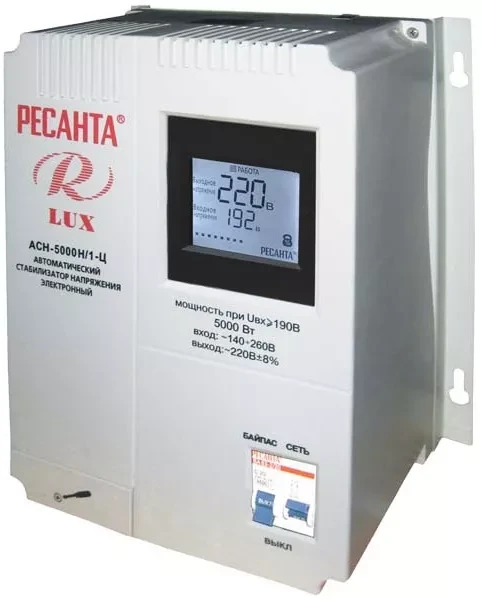 Стабилизатор Ресанта АСН-5000 Н/1-Ц купить в Когалыме